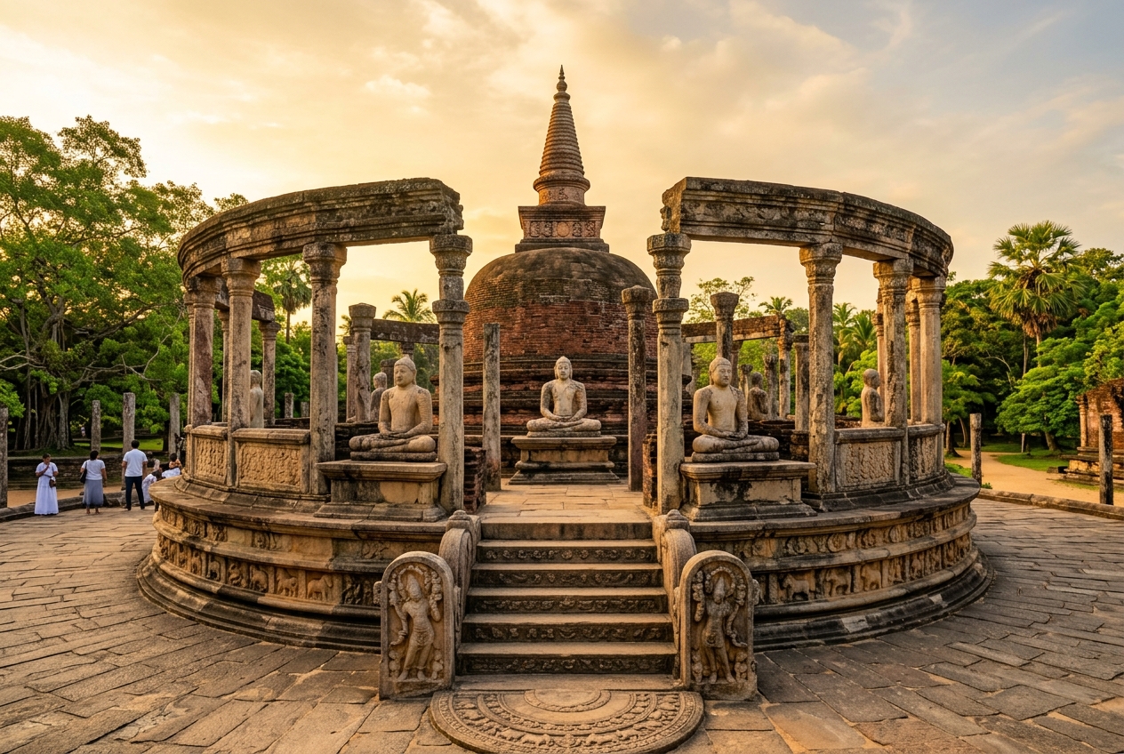 Polonnaruwa Ancient Kingdom Relics & Minneriya Safari